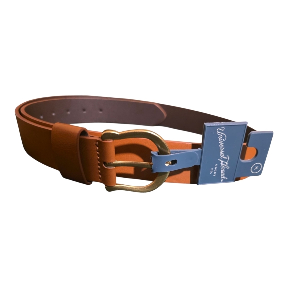 Universal Thread Tan Belt with Gold Buckle XL